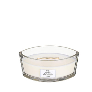 Дълбоко ароматна свещ Wood Wick Еllipse Island Coconut